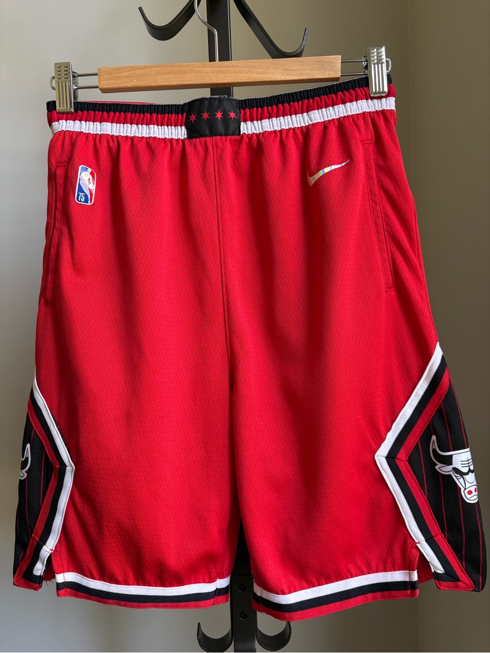 Nike DRI-FIT Chicago Bulls Basketball NBA Athletic Shorts Youth Large / Men’s XS